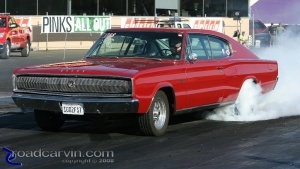 1967 Dodge Charger Burnout