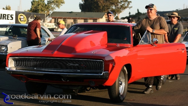1968 Dodge Charger in line to