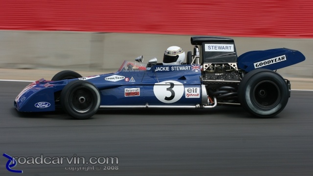 2008 Rolex Monterey Historic Races - 1971 Tyrrell 004 - Entry Turn 8