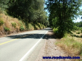 Sutter Creek Road: Nice, straight pavement in some parts. This is the part just after you leave Church Street in Sutter Creek. Sutter Creek Road: Nice, straight pavement in some parts. This is the part just after you leave Church Street in Sutter Creek.