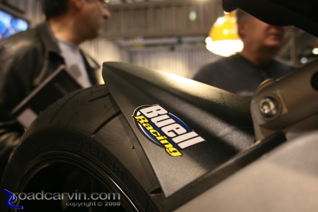Buell 1125 factory race kit rear fender shot @ 2008 Cycle World IMS San Mateo Buell 1125 factory race kit rear fender shot @ 2008 Cycle World IMS San Mateo