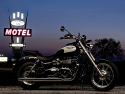 2009 Triumph America - On Route 66