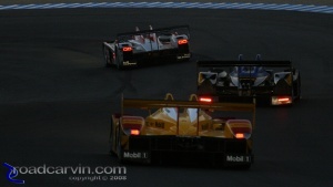 Racing into the night: American Le Mans Series racing into the night at Laguna Seca.