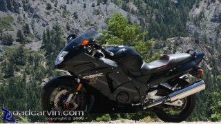 CBR1100XX Blackbird: The slate grey mountain provided a perfect backdrop to photograph my Honda Blackbird.