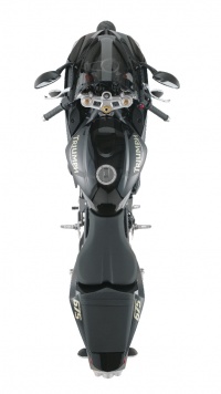 Top view of the 2008 Daytona 675 Special Edition. Top view of the 2008 Daytona 675 Special Edition.