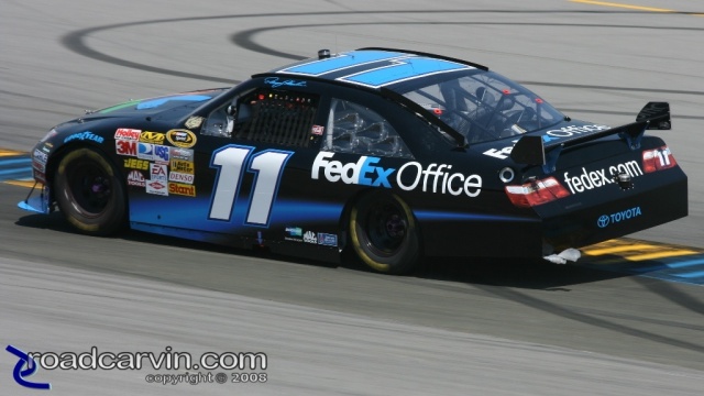 2008 NASCAR Infineon Raceway Denny Hamlin Turn 4a