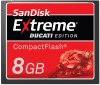 SanDisk Extreme - Ducati Edition 8GB Compact Flash Card SanDisk Extreme - Ducati Edition 8GB Compact Flash Card