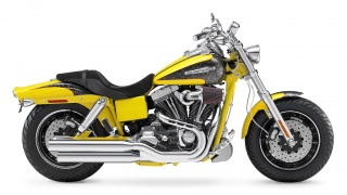 2009 Harley-Davidson - FXDFSE CVO Fat Bob: 2009 Harley-Davidson FXDFSE CVO Fat Bob in Sunrise Yellow Pearl with Platinum Quartz. 2009 Harley-Davidson - FXDFSE CVO Fat Bob: 2009 Harley-Davidson FXDFSE CVO Fat Bob in Sunrise Yellow Pearl with Platinum Quartz.