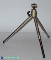 Canon Mini Tripod 7 max: Canon Mini Tripod 7 at max height.
