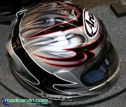 Arai RX-7 Silver/Black/Red