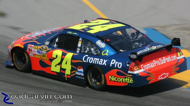 jeff gordon pictures. Jeff Gordon exiting turn 4a at