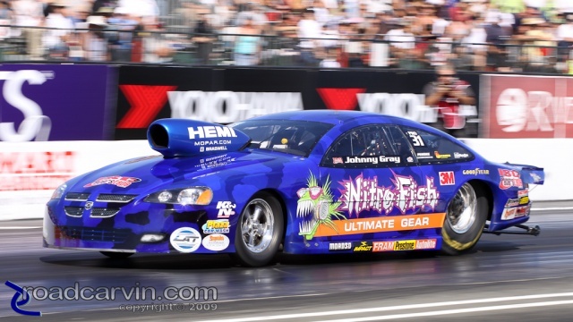 2009 Fram Autolite NHRA Nationals - Johnny Gray 