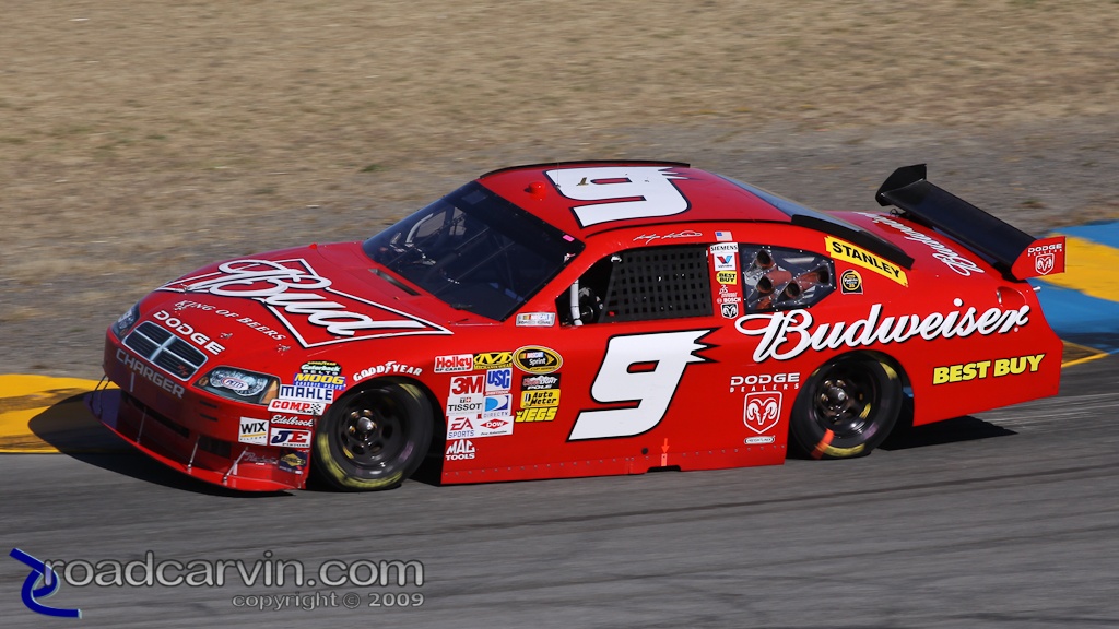 2009 NASCAR - Infineon Raceway - Kasey Kahne Turn 4