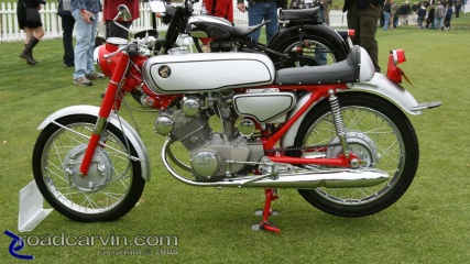 1962 Honda CR93 125cc: This 1962 Honda was looked like it was from the showroom.