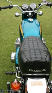 1969 Honda CB750: Many riders of other bikes saw this view of the 1969 Honda CB750.