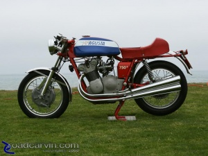 MV Agusta 750S: One of the many MV Agusta motorcycles featured.