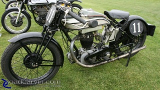 1926 Norton Racer: The unique shape of the tank caught my eye on this 1926 Norton Race bike.