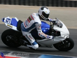 2008 AMA Test - Mat Mladin Turn 3