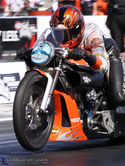 2009 Fram Autolite NHRA Nationals - Matt Hines Wheelie