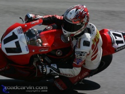 2008 AMA Test - Miguel Duhamel Turn 8