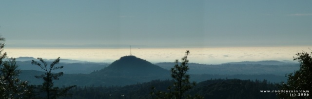 View from Mt. Zion - Fog-shrouded valley