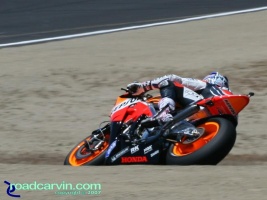 2007 Red Bull U.S. Grand Prix MotoGP - Nicky Hayden Turn 10: Dropping into turn 10.
