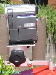 SportBikeCam Front Mount - JVC GR-DVM76U Side