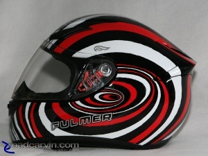 Fulmer SS Helmet: Red Maelstrom
