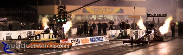 2009 Fram Autolite NHRA Nationals - Schumacher vs Dixon 