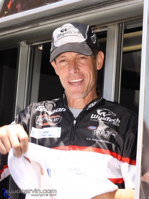 2009 Fram Autolite NHRA Nationals - Steve Johnson Autograph