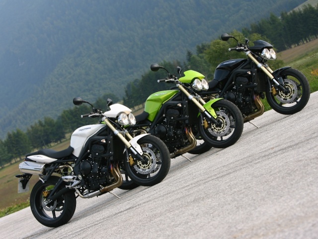 2008 Triumph Street Triple - Available Colors