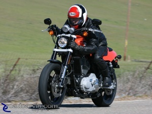Flat Track Style: 2009 Harley-Davidson Sportster XR1200 - Dwight couldn't resist trying to emulate Chris Carr