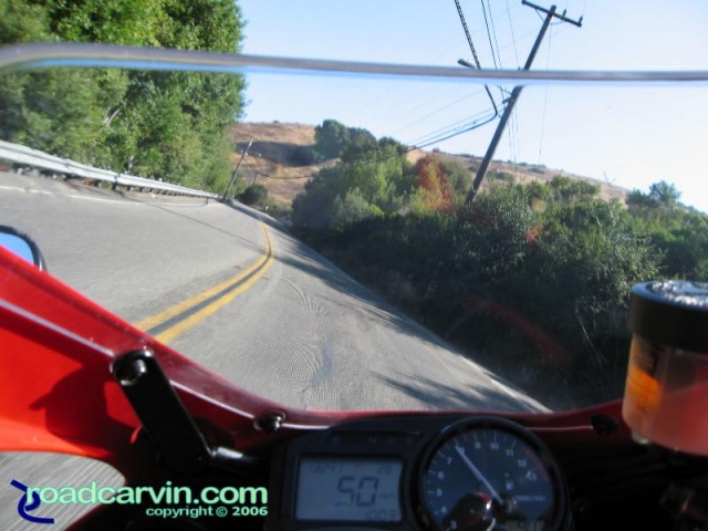 Canon S80 on SportBikeCam Mount - Crow Canyon Rd