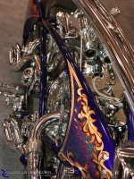 Arlen Ness Double Engine - Top: Top view of the impressive double engine custom.