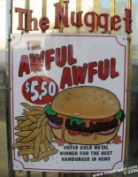 The Nugget Diner - Sign: With a sign like that, how could I resist?