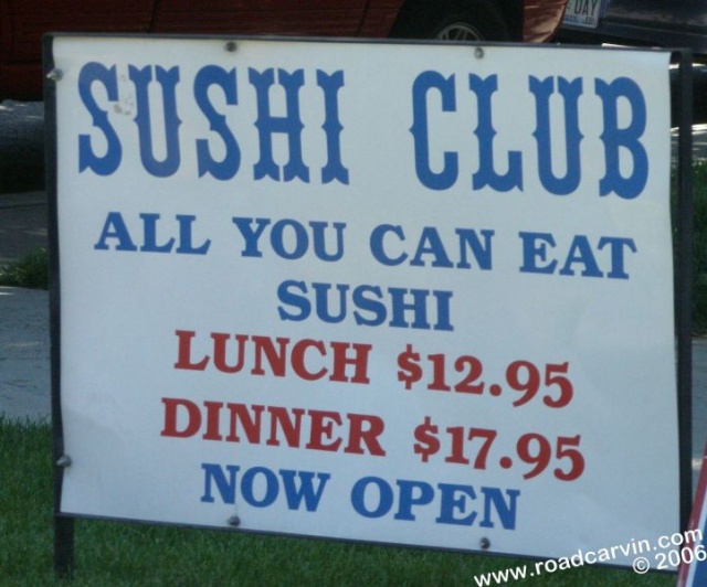 The Sushi Club - Reno - A welcome sign The Sushi Club - Reno - A welcome sign