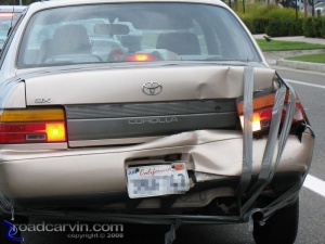 Duct Tape Use Case #7,624,123 - Holding Your Car Together After A Collision Duct Tape Use Case #7,624,123 - Holding Your Car Together After A Collision